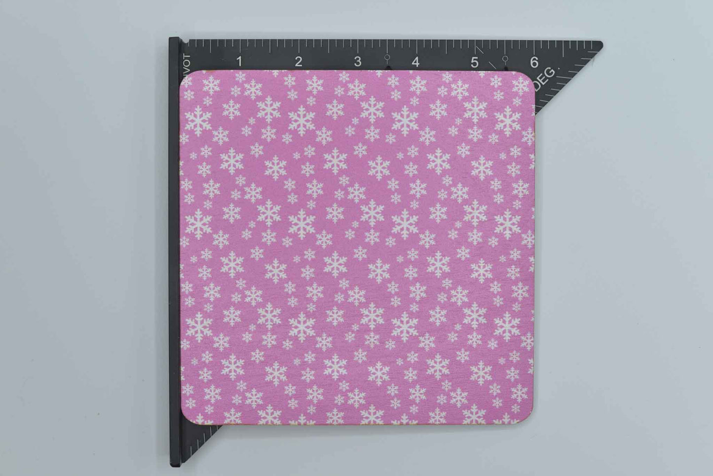 Pink Snowflakes Art Panel